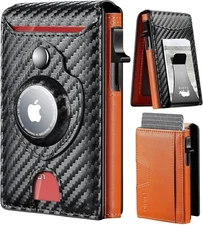 Apple Airtag Wallet Men: Smart Wallet with Airtag Holder - Air Tag Wallet for ..