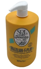 Sol de Janeiro Brazilian 4 Play Moisturizing Shower Cream-Gel 33.8 FL. OZ JUMBO