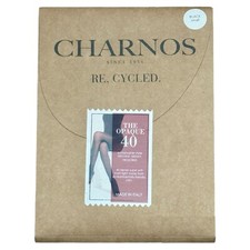 Image of Charnos Recycled Eco Friendly The Opaque 40 Denier Tights Black