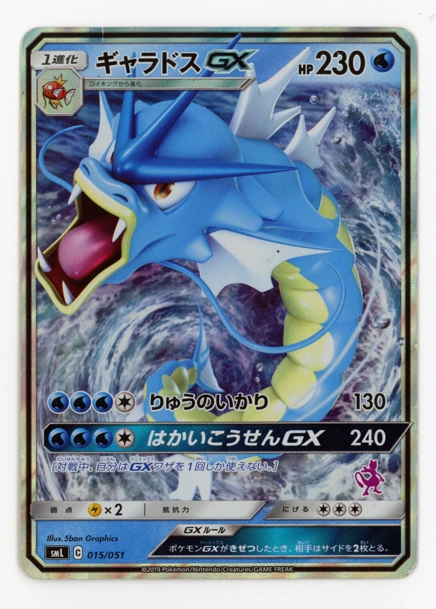 PSA10 ギャラドスGX 015/051 ポケモンカード サン＆ムーン Gyarados GX 015/051 Sml: Sun & Moon Family Pokemon Card Game for