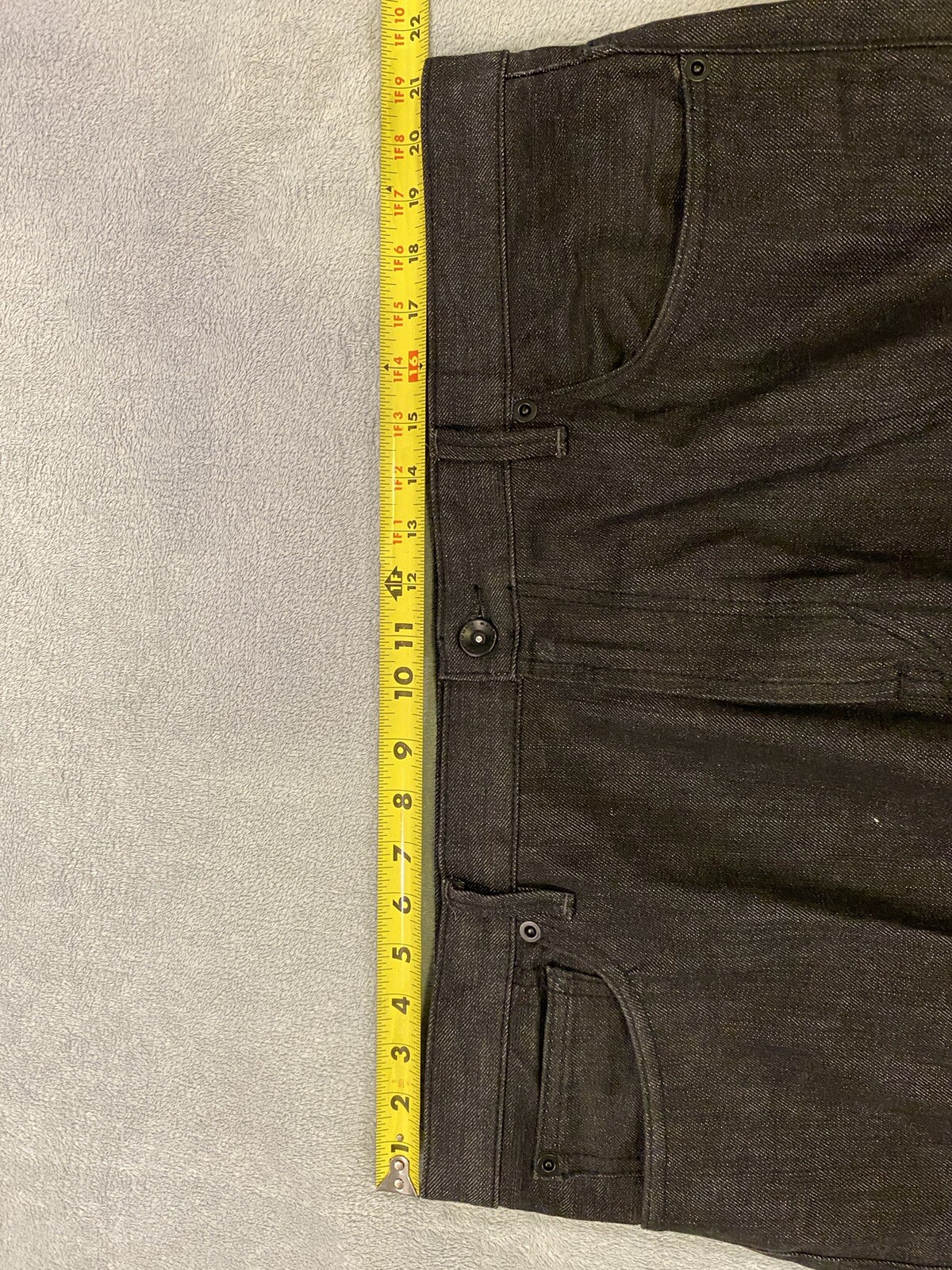 New Mens Sean John Dark Denim Blue Black Jeans 100 Cotton Pressed