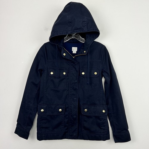 J. Crew Utility Jacket Women's XXS Blue 
