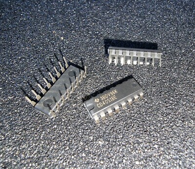 CD4015BE || Dip16 || Shift Register Dual 4-Bit  || 5 pcs
