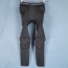 Compression Men's Cycling Biking Pants Padded Tights Black Size S