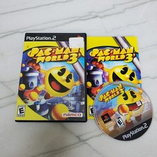 Pac-Man World 3 (Sony PlayStation 2 PS2, 2005) Complete Black Label Tested