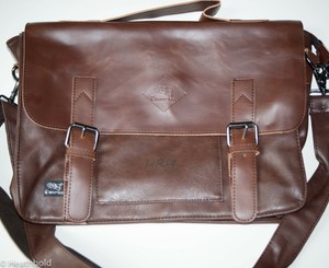 engraved leather briefcase
