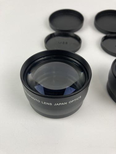 Set of 2 Digital Concepts High Def 2.2x 58mm Telephoto, 0.43x 58mm Wide Angle - Picture 3 of 12