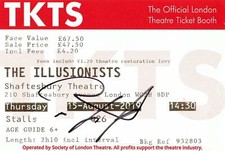 YU HO-JIN - THE ILLUSIONISTS - THE MANIPULATOR - USED TICKET + RARE AUTOGRAPH