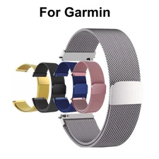 Milanese Metal Watch Band Strap for Garmin Vivoactive 3 Music Forerunner 245 645