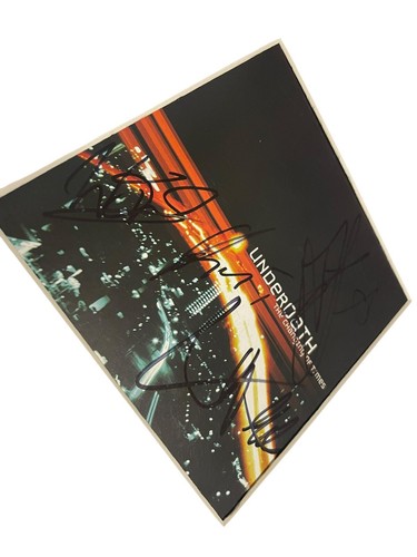 UNDEROATH SIGNED AUTOGRAMM THE CHANGING OF TIMES GERAHMT & MATTIERT CD JSA CERT COA - Bild 6 von 10