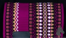 Western Horse Saddle Pad Blanket 100% New-Zealand Wool - Custom Your own Design