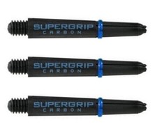 1 New Set Harrows Short SuperGrip Carbon Dart Shafts   Ships w/ Tracking - Aqua