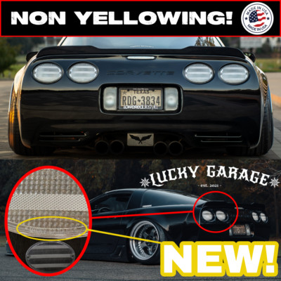 NEW! 4x 97-04 C5 Corvette Clear Tail light lens - AUTHENTIC! THE ORIGINAL CLEARS