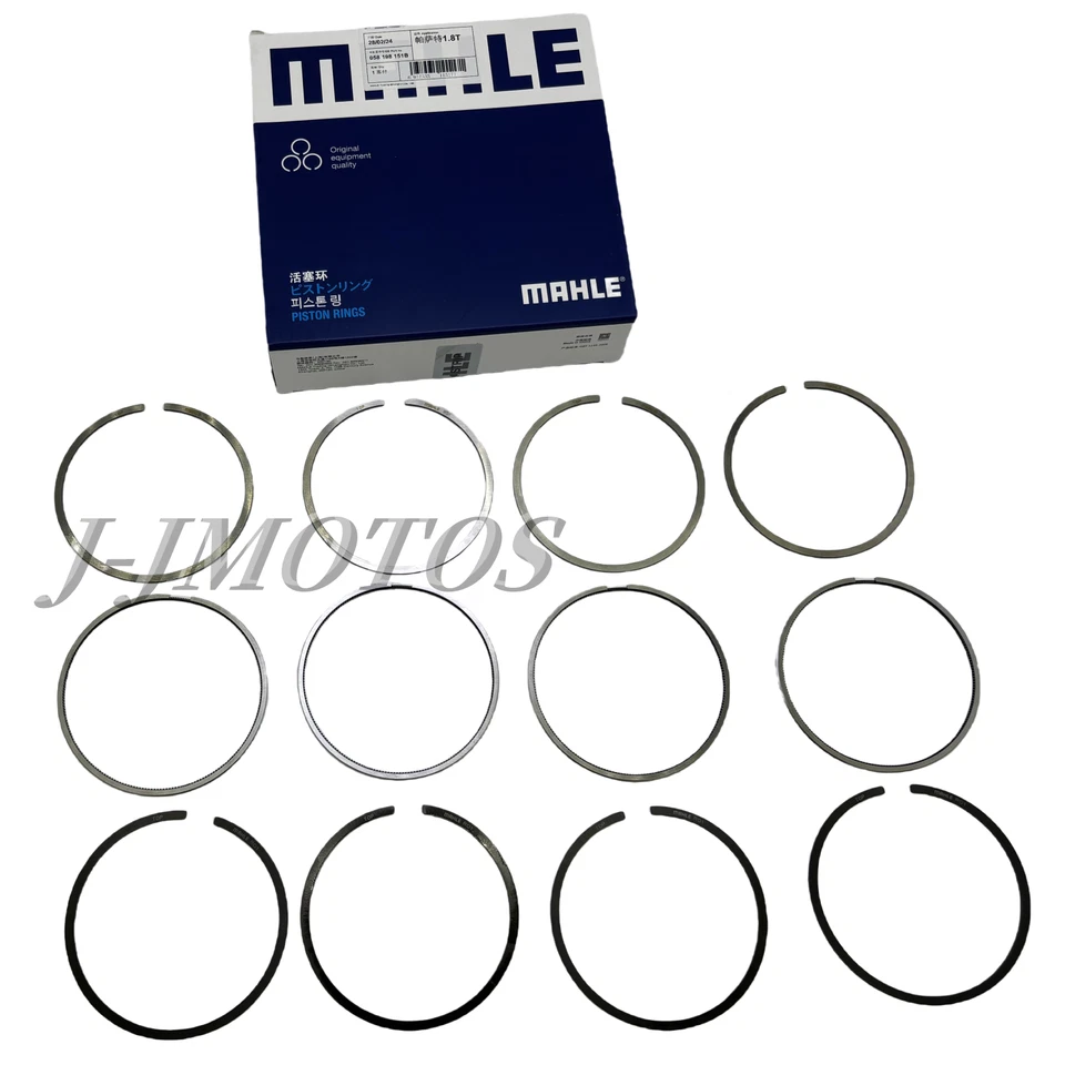 4PCS STD Piston Rings Set For Audi A4 Skoda VW Jetta 1.8T 06B198151B 81.00mm Foto 4 de 4