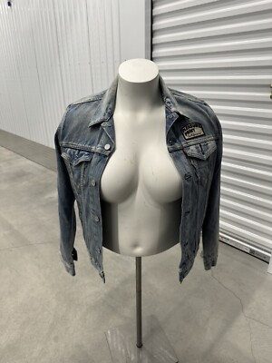 Levi's Jim Phillips Denim Trucker Jacket Volks Machine Works Size Levi's Jim Phillips Denim Trucker Jacket Volks Machine Works Size