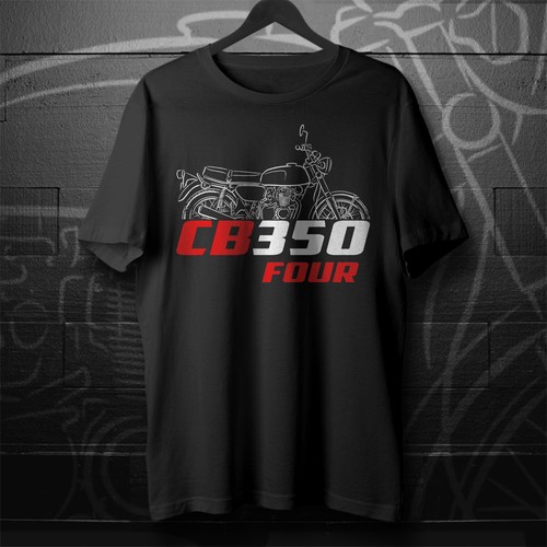 Honda CB350 - Motorcycle T-Shirt for Riders - Picture 10 of 13