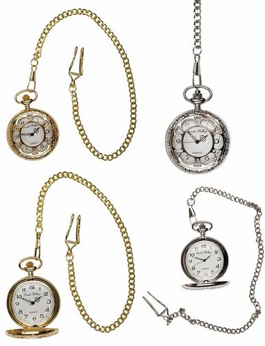 Frank Phillipe da Uomo Antico Design Orologio Tasca Con Catena, Analogico Quarzo - Afbeelding 1 van 3