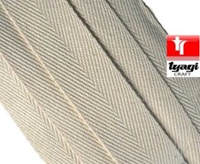 NATURAL COTTON TIE UNBLEACH WEBBING BUNTING HERRINGBONE APRON TAPE TRIM EDGING