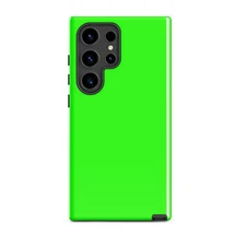 Safety Green Tough case for Samsung® s10 - s24 / ultra / plus / work gear