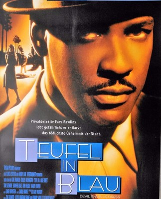 DS12037 - TEUFEL IN BLAU Denzel Washington - Kinoplakat - Gerollt