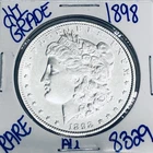 1898 MORGAN SILVER DOLLAR AUTHENTIC HI GRADE U.S. MINT COIN FREE SHIPPING 8329