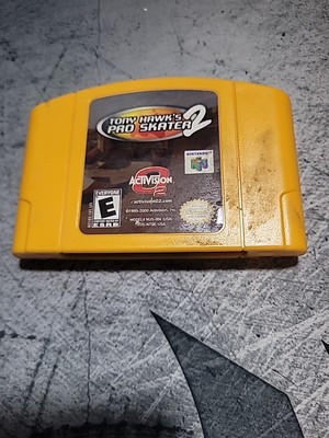Tony Hawk's Pro Skater 2 - Nintendo 64- Free Ship (Cleaned, Tested And Working!)