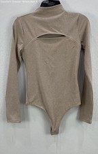 NWT Express Beige Body Contour Bodysuit Size S