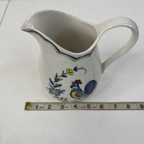 Nikko Ironstone Rooster Pitcher Japan Country Dishwasher Safe Early Bird Chicken - Picture 11 of 11