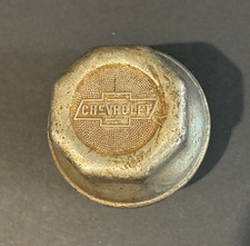 Vintage Chevrolet Brass Threaded Screw-on Grease Cap Hubcap 1920s 1930s