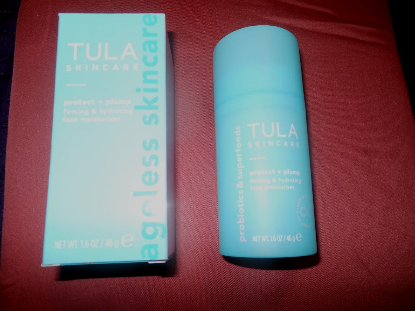 TULA SKINCARE PROTECT + PLUMP FIRMING HYDRATING FACE MOISTURIZER 1.6 OZ NIB
