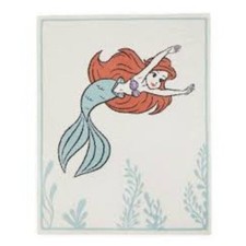NWT BAREFOOT DREAMS DISNEY Little Mermaid Toddler Blanket