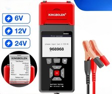 For Car Battery Tester with Print Function 6V 12V 24V Analyzer Cranking Test