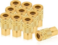 1/4 quick connect fittings,Industrial Air Coupling 10 Pcs, 1/4" Basic Flow Qu...