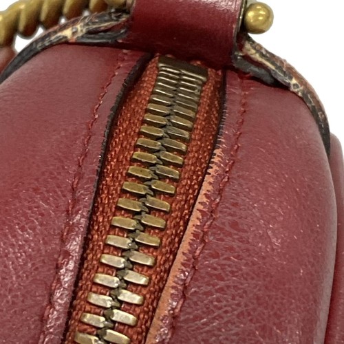 Gucci GG Marmont Round Mini Shoulder Bag Shoulder Bag 550154 Red Leather - Picture 15 of 15