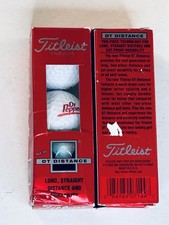 NUEVO Dr. Pepper Logo Titleist DT Distancia Pelota de Golf (2) 3 Mangas de Pelota