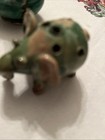 Vintage Handmade Mexico, green pottery, Miniatures, Set of 4 — photo 2
