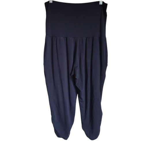 Damen Nike Jogginghose Cropped Loose Baggy Schwarz Damen Größe M - Bild 2 von 5