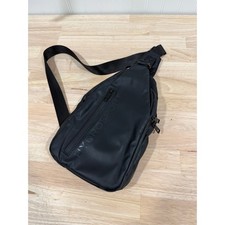 Hydrosport Crossbody Sling Bag Black Athletic Outdoors Travel Hiking Unisex