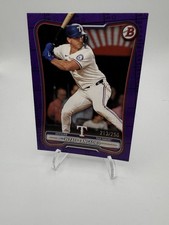 2026 Bowman Baseball - #88 Wyatt Langford Base Purple Pattern Border /250