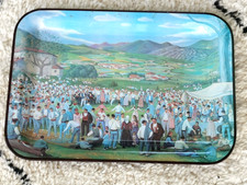 RARE PLATEAU JOSE ARRUE PAYS BASQUE DE L A ROMERIA BEL ETAT
