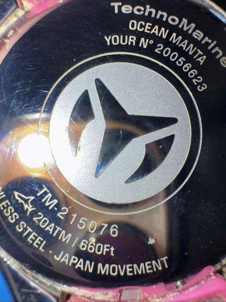 TechnoMarine Manta Ocean Women's Watch (pink) - Image 3 of 4