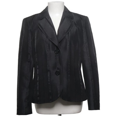 Fabiani, Blazer, Größe: 42, Schwarz, Polyamid/Polyester, Nadelstreifen #9OS