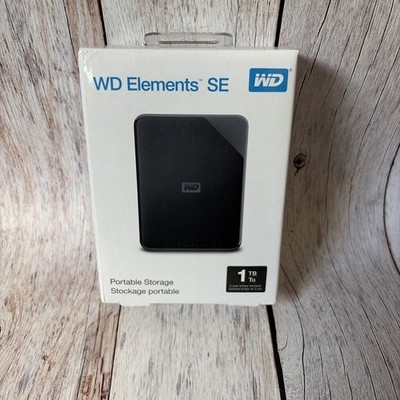WD Elements SE WDBEPK0010BBK Hard drive 1 TB external WDBEPK0010BBK-WESN