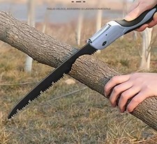 Seghetto Sega per Potatura Taglia Rami di Legno Legna a Mano Manuale Lama 25cm