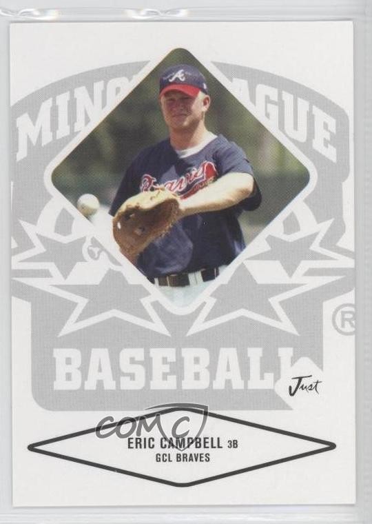 2004 Just Minors Justifiable Eric Campbell #10 Rookie RC 0h0