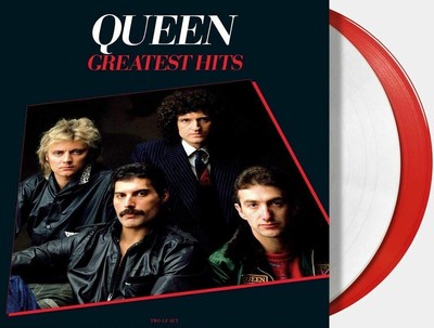 Queen Greatest Hits Vol. 1  RED + WHITE COLOURED VINYL  2 LP RECORD SEALED