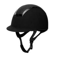 TuffRider Show Time Plus Equestrian Horse Riding Helmet 7 1/8 Black Fast Ship