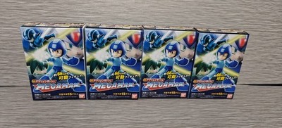 BANDAI MEGAMAN 66MM Figure Full Set LOT OF 4 MEGAMAN, MEGAMAN X ROCK VOLNUTT EXE