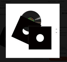 12" Vinyl Record Sleeves 10 PCS  Blank Cardboard Album Jackets