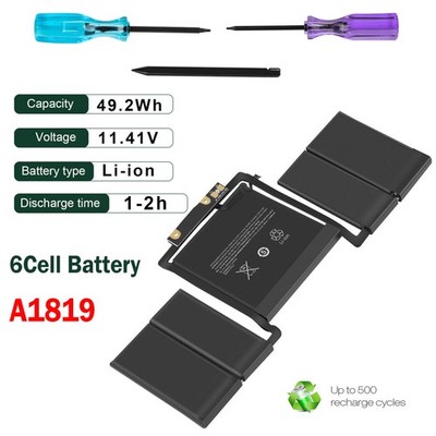 Replace A1819 NEW Battery for Apple MacBook Pro 13'' A1706 Late 2016 Mid 2017